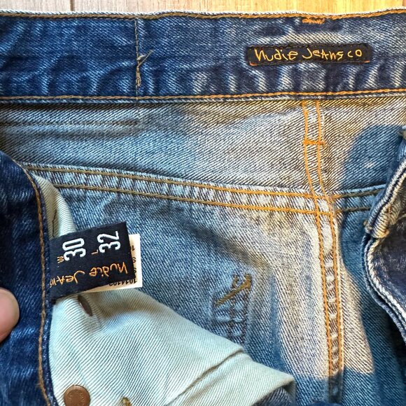 Nudie Steady Eddie II - Stormy Selvage Denim Jeans - Picture 4 of 4